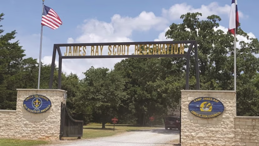 Camp James Ray entrance